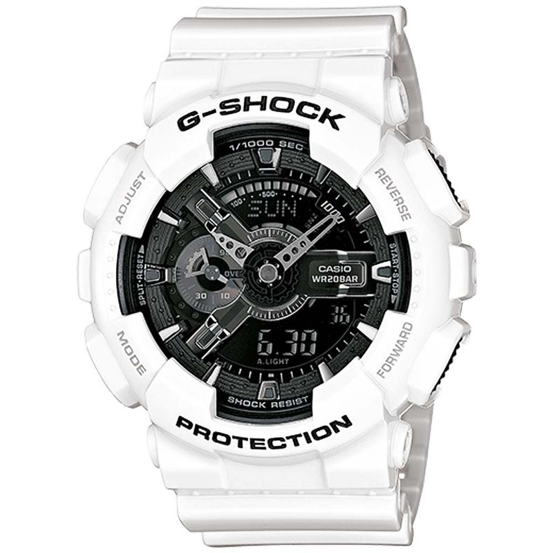 RELOJ G-SHOCK WHITE - CORREA DE RESINA | Serie: GA-110 TOP