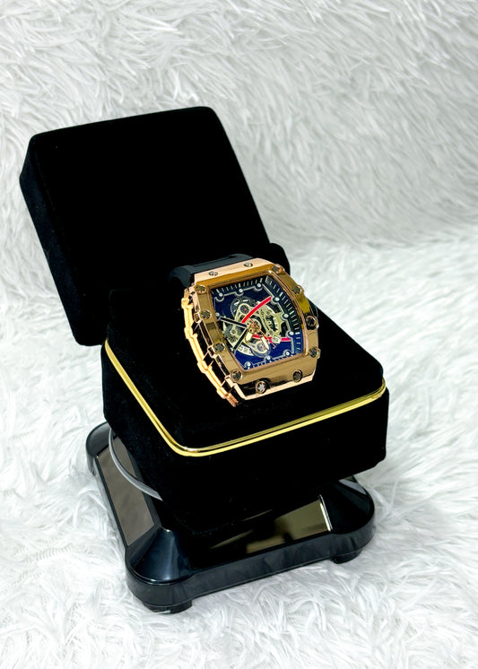 RELOJ RM "Sharp" GOLD BLACK 2K24