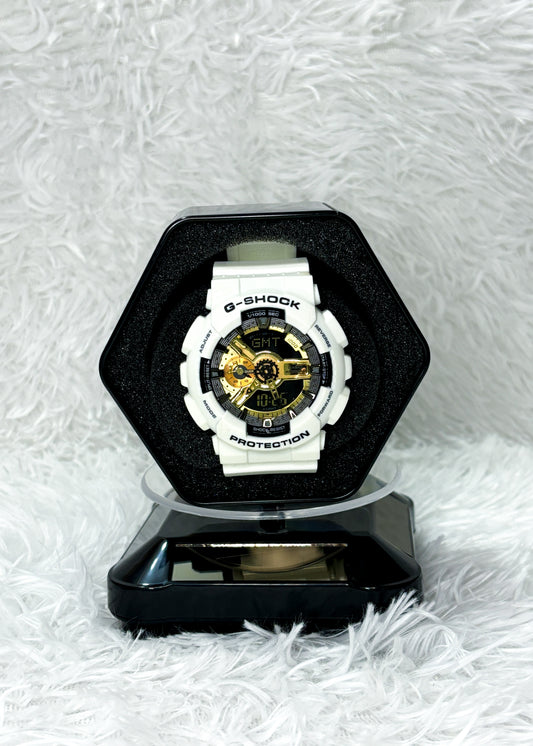 RELOJ G-SHOCK WHITE V2 - CORREA DE RESINA | Serie: GA-110 TOP