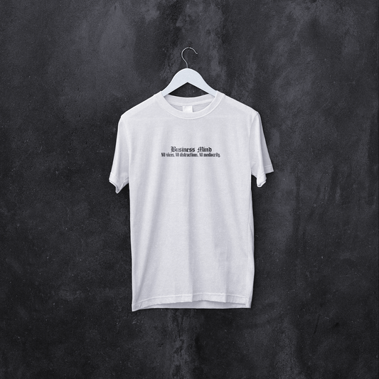 T-Shirt "Business Mind" White