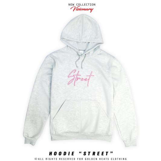 HOODIE "STREET" GREY | Visionary Collection