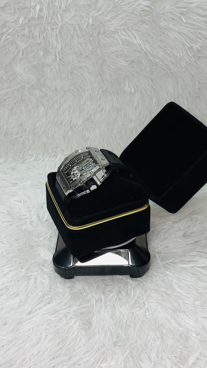 RELOJ RM "Sharp" BLACK & SILVER 2K24