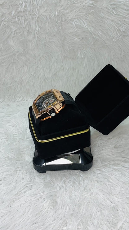 RELOJ RM "Sharp" GOLD BLACK V2 2K24